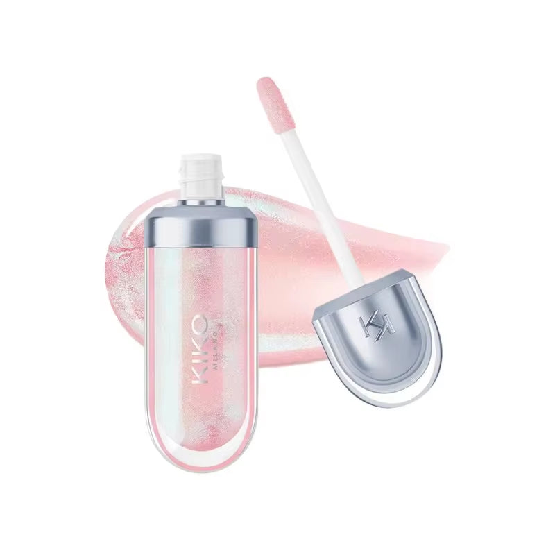 3D Liquid Lip Glaze Transparent Lip Gloss Mirror Lipstick Nourishing Glossy Full Lips Not Fading Milk Tea Bean Paste Makeup